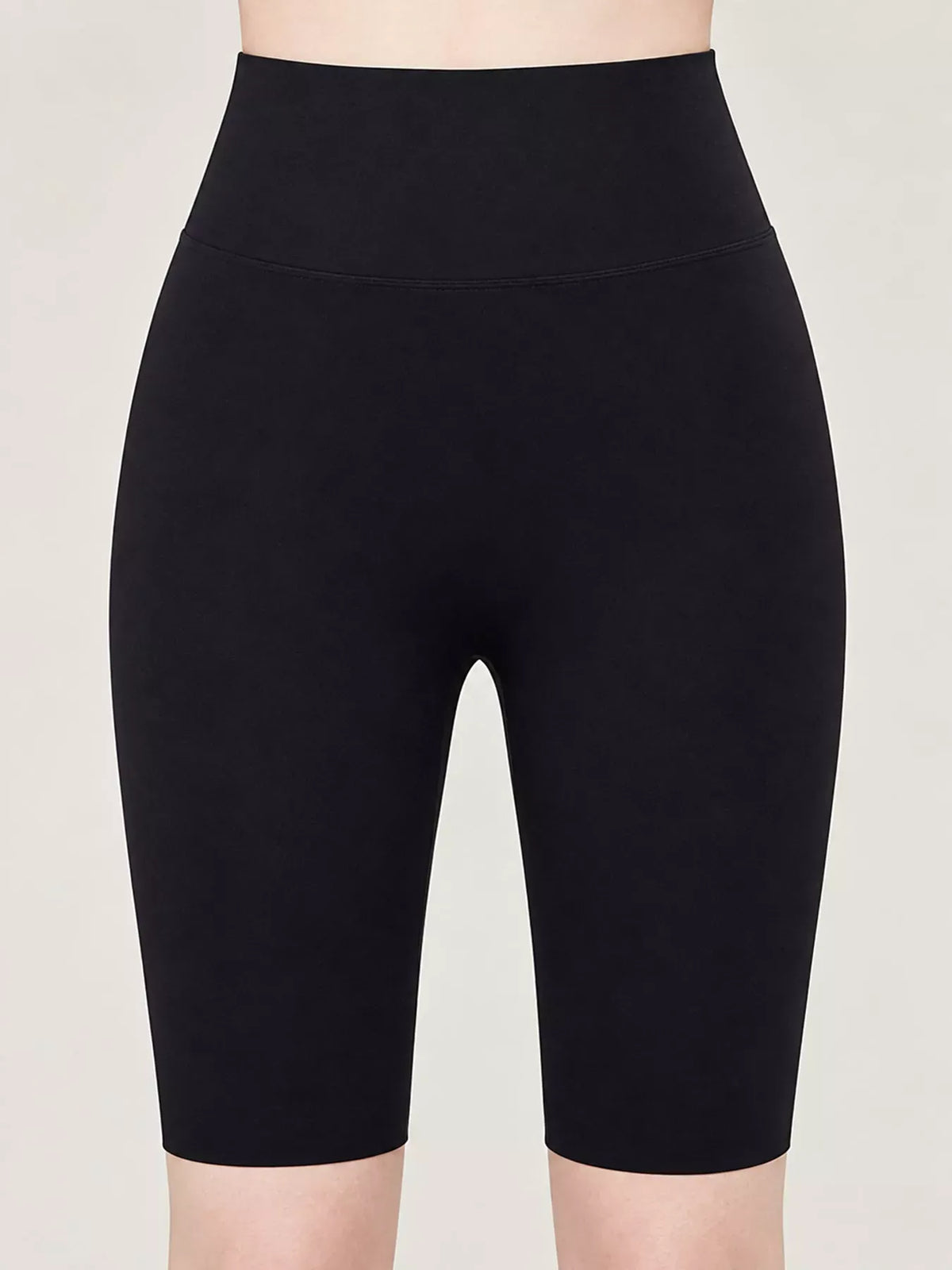 Women's High-Waisted Seamless Compression Shorts – Regular & Plus Sizes — photo 1