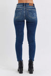 Judy Blue Sloane Mid-Rise Waist Skinny Jeans with Thermal Lining — product view 2