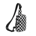 Waterproof Plaid Crossbody Bag - Lightweight Travel Sling Bag for Women & Men