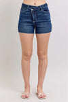 Judy Blue Sloane High-Rise Criss-Cross Waistband Denim Shorts — product view 2