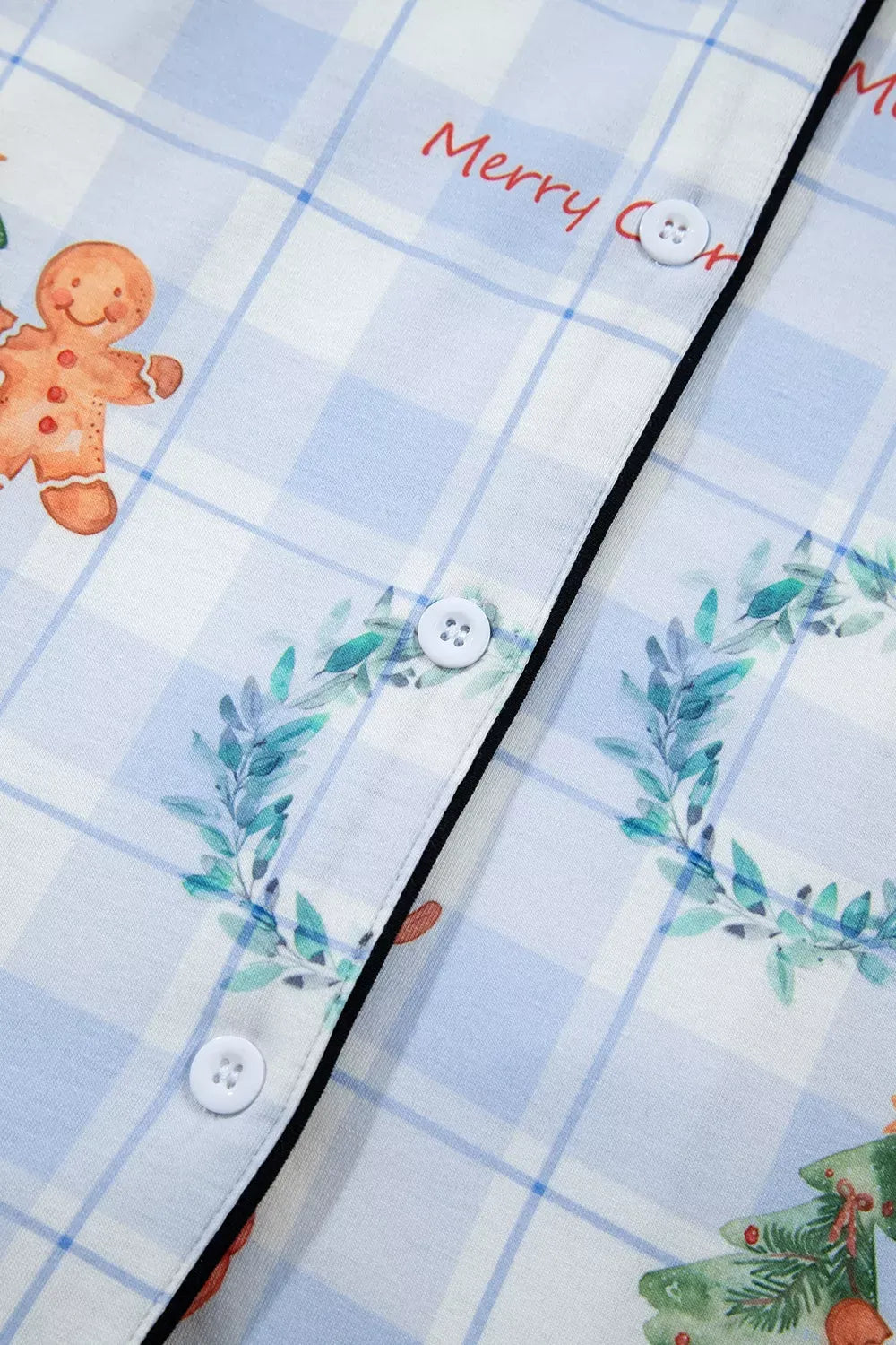 Women's Christmas Plaid Cartoon-Print Pajama Set — photo 12