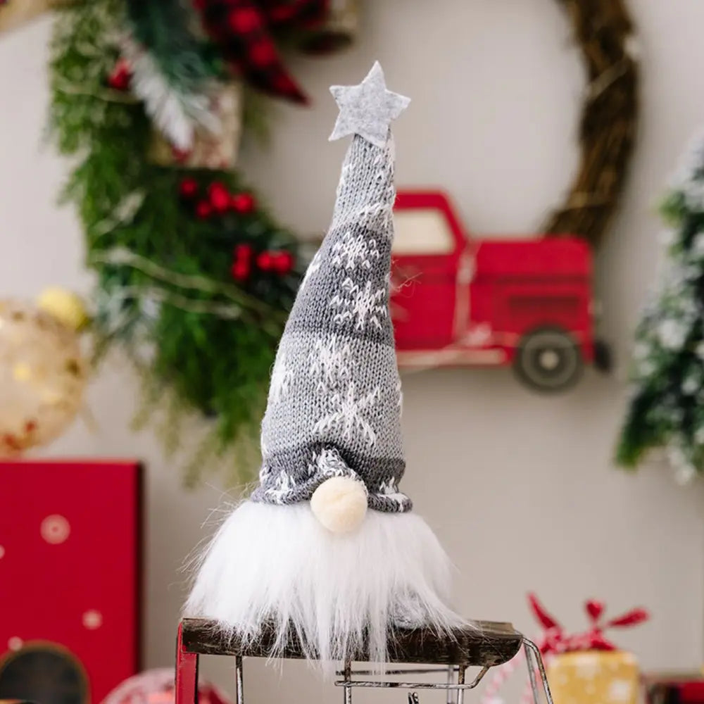 2-Piece Light-Up Faceless Gnome Decor Set
