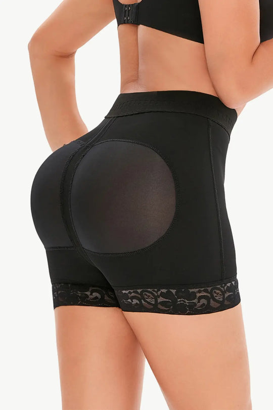 Another view: Pull-On Lace Trim Shaping Shorts — Full Size
