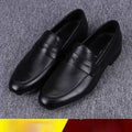 Men's Casual Breathable PU Leather Loafers | Soft Sole Round Toe Slip-On Shoes
