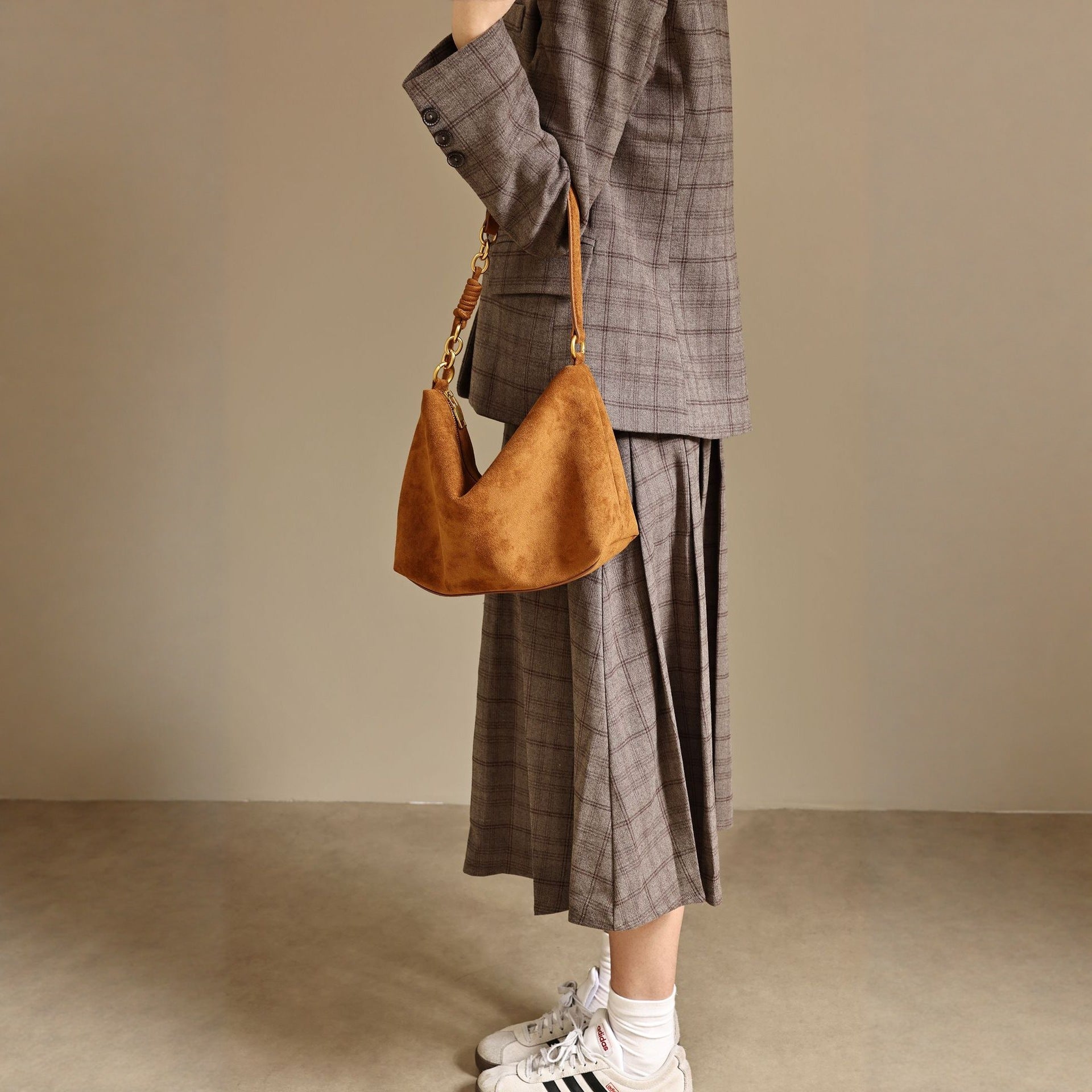 PU Leather Commuter Crossbody Shoulder Bag