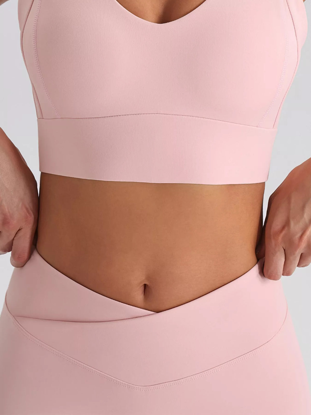 Seamless V-Neck Tank & Leggings Active Set