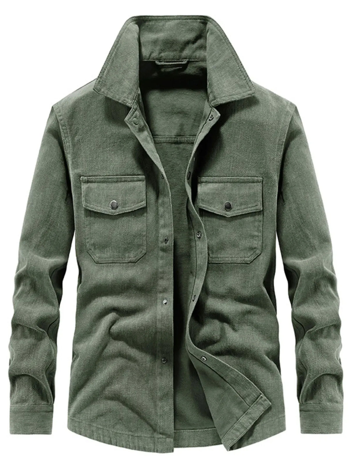 Men's Dual Chest-Pocket Shacket — photo 6