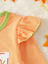Storybook Christmas-Themed Striped Snap-Leg One-Piece — product view 12