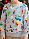 Adventure Club Christmas Print Crewneck Sweatshirt — product view 1