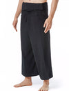 Zen Wrap-Waist Relaxed Trousers — color or detail view 7