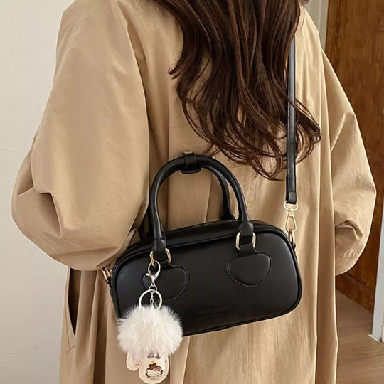 Another view: PU Leather Crossbody Bag