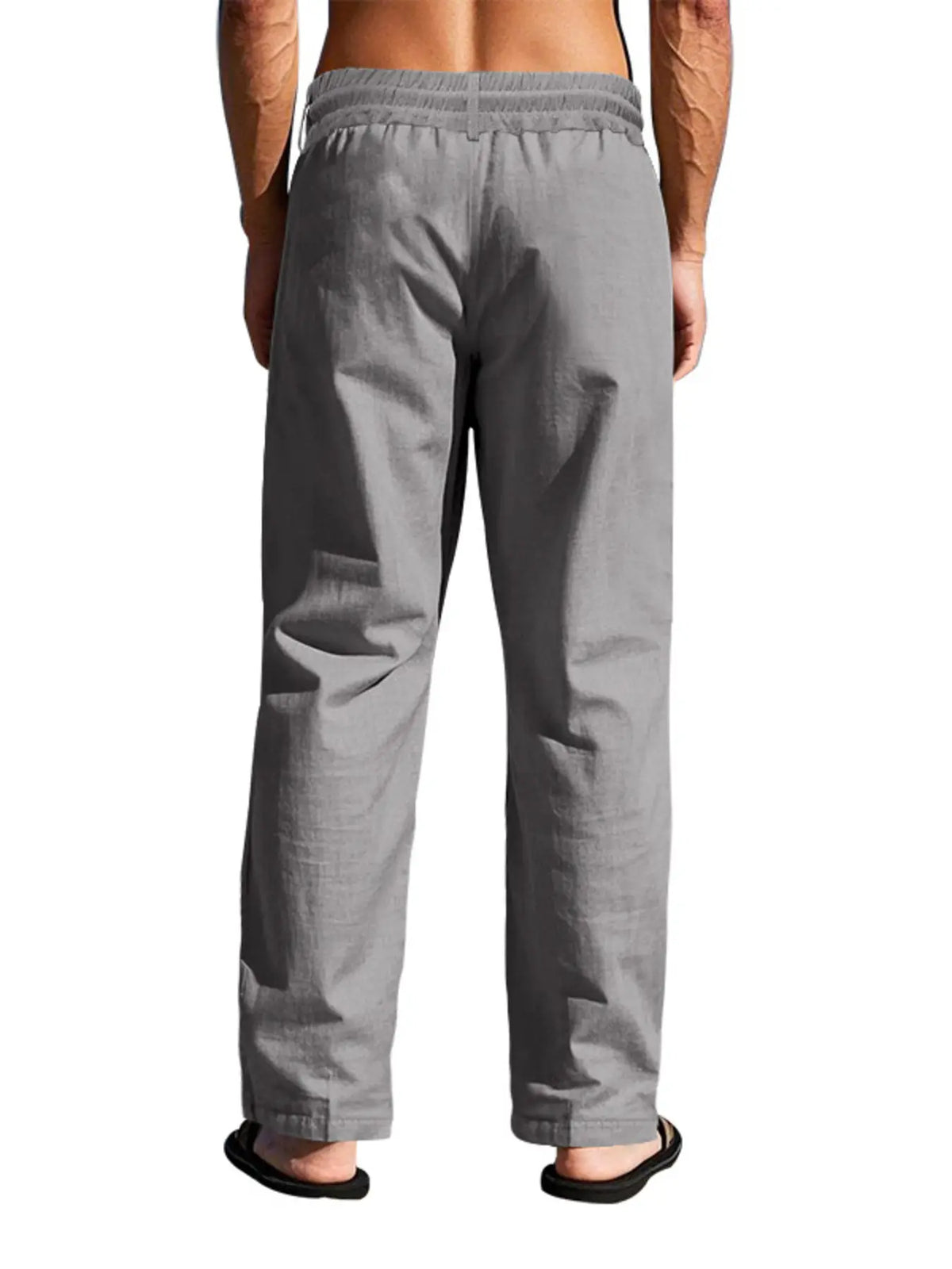Men's Relaxed Drawstring Pants with Pockets — photo 9