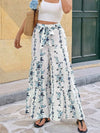 Sabine Floral Print Tie Front Wide-Leg Pants — product view 3