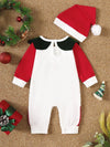 Adventure Club 2-Piece Christmas-Themed Set with One-Piece and Santa Claus Hat — product view 2