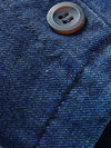 Indigo Ledger Denim Blazer — Extended Sizing — color or detail view 7