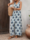 Dahlia Printed Slit Sleeveless Maxi Dress — product view 2