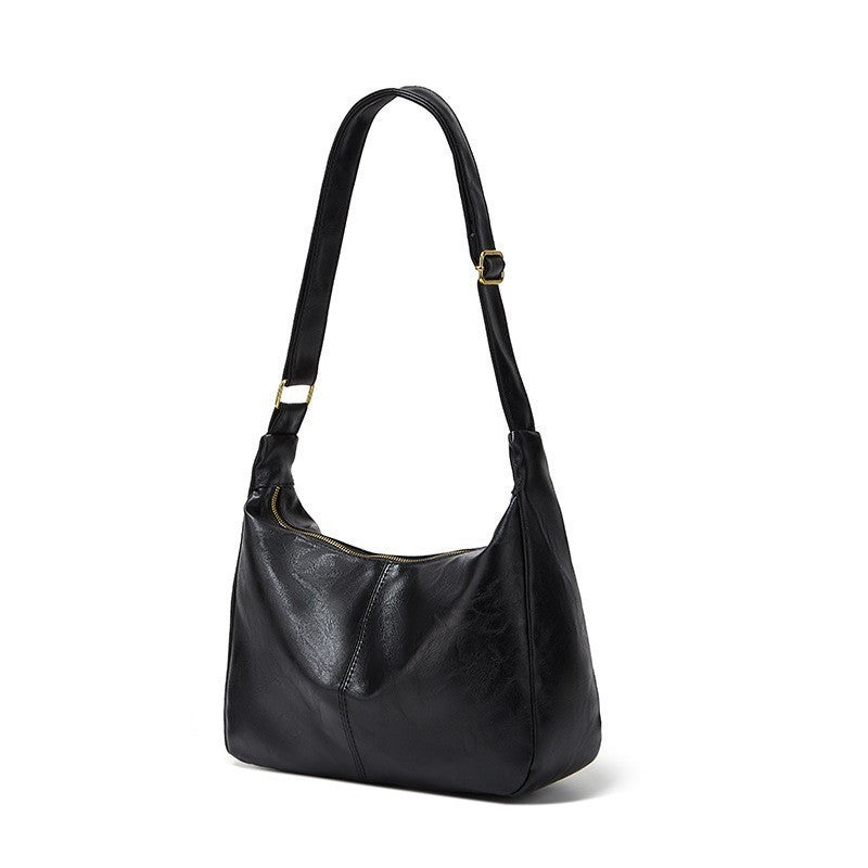 Women's PU Leather Crossbody Bag with Adjustable Strap - Compact Everyday Handbag