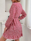 Noelle Floral Print Wrap Mini Dress — product view 6