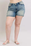 Judy Blue Wren V-Front Vintage Wash Shorts — product view 11