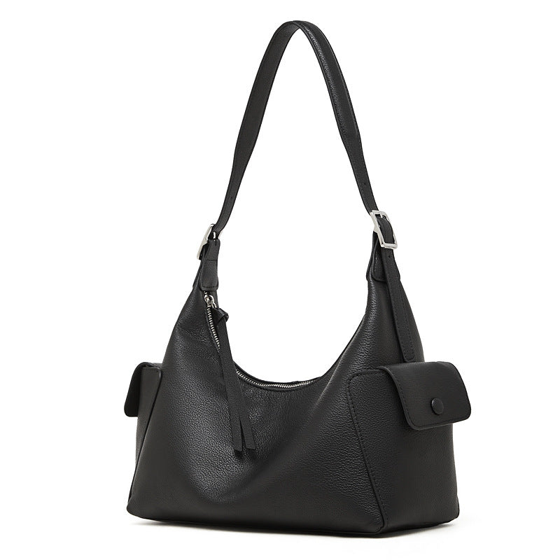 Women's Large-Capacity Genuine Leather Shoulder Bag & Crossbody Bag | Urban Minimalist