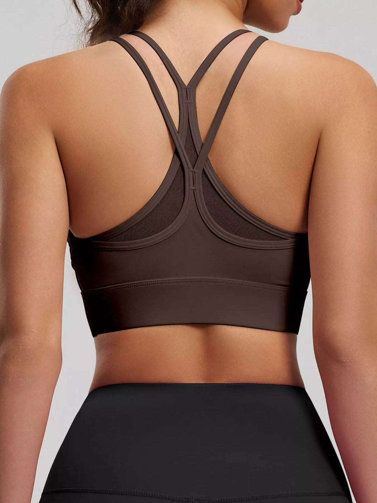 Seamless Scoop-Neck Sports Bra