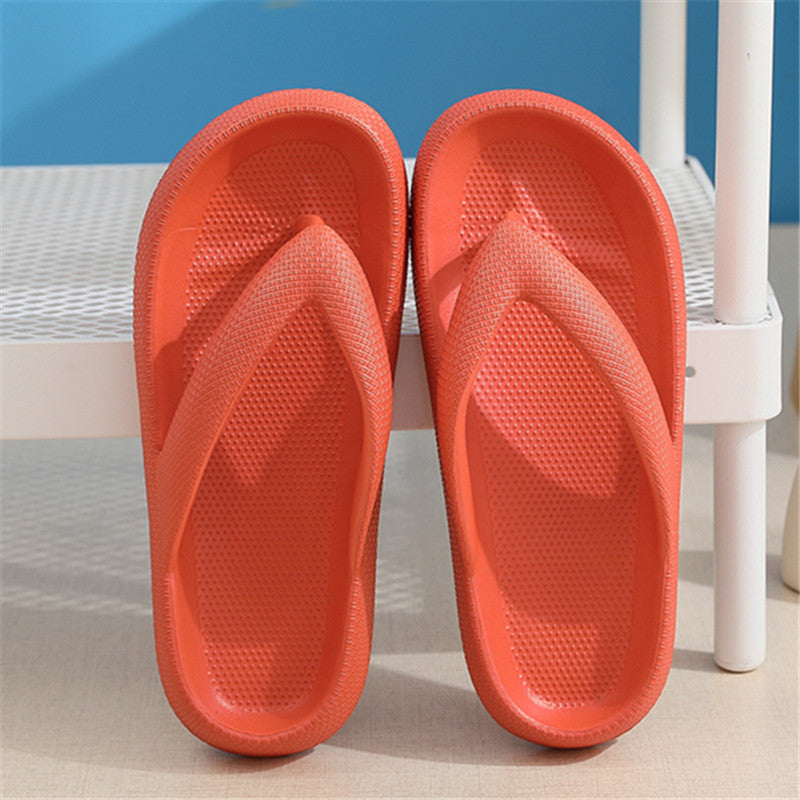Unisex EVA Clip-Toe Slides | Non-Slip Thick Sole Bathroom Slippers