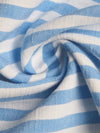 Thea Striped Pom-Pom Trim Tie Front Sleeveless Mini Dress — product view 11