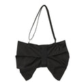 Korean-Style Chic Bow Tote Bag | Large Capacity Canvas Handbag