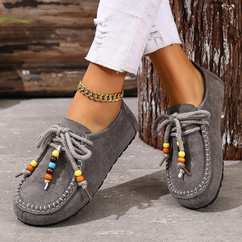 Vintage Suede Casual Loafers