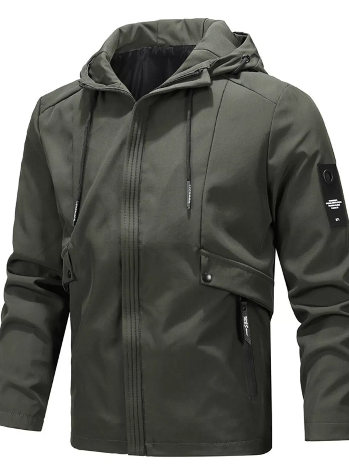 Men's Lightweight Hooded Nylon Jacket — photo 1