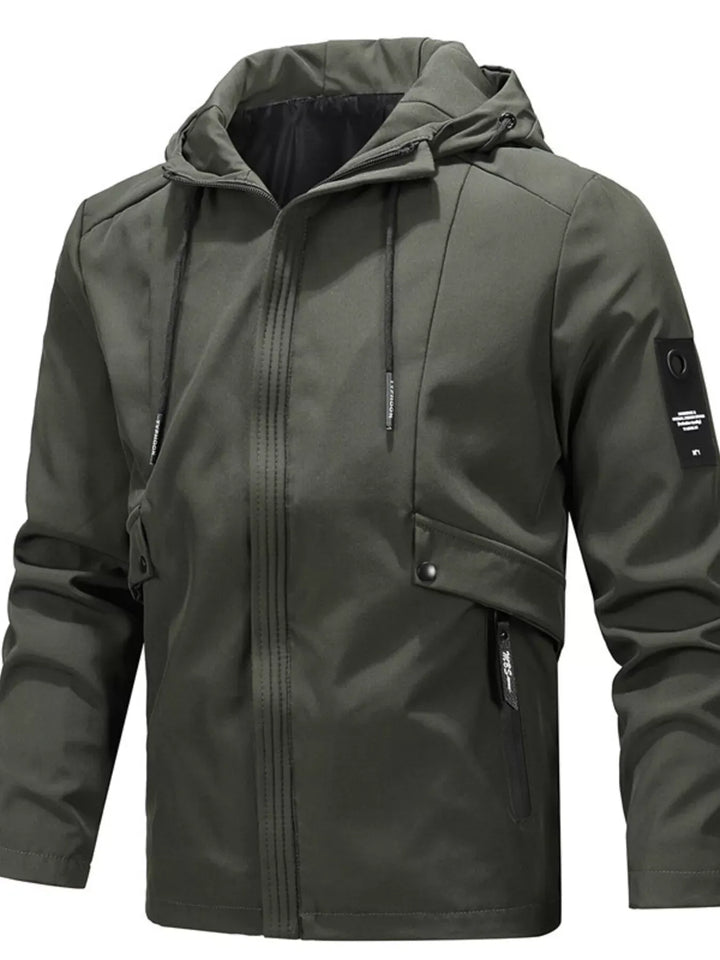 Men's Lightweight Hooded Nylon Jacket