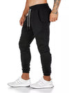 Men’s slim-fit drawstring joggers.