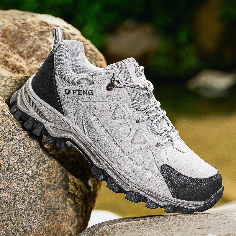 Men's & Women's Outdoor Hiking Shoes – Suede Low-Top Trail Sneakers | Sizes 37–49