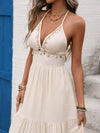 Talia Halter Neck Tiered Dress — product view 2