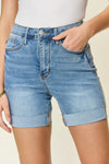 Judy Blue Lennox Tummy-Control High-Rise Denim Shorts — product view 4