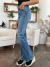 Judy Blue Addison Mid-Rise Waist Straight Jeans — product view 5