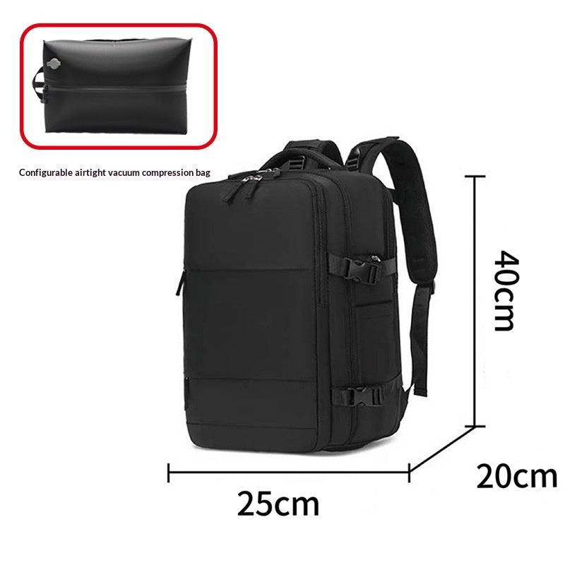 Men's Waterproof Laptop Backpack | Travel & Business Nylon Bag with Dry-Wet Separation