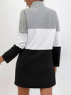 Isla Color Block Zip Front Dress — product view 6