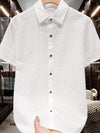 Arno Textured Short-Sleeve Shirt — color or detail view 2