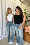 Judy Blue Harper Mid-Rise Tummy-Control Destroy Flare — product view 10