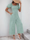 Vesper Printed Square Neck Puff Sleeve Jumpsuit — product view 19
