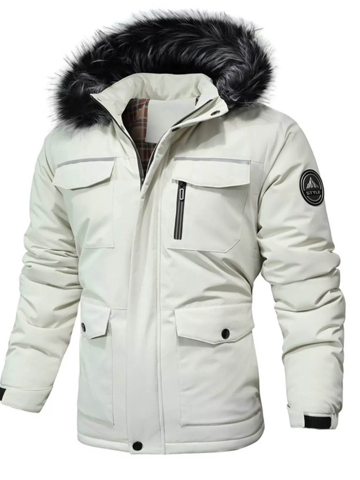 Men's Hooded Winter Parka Coat — photo 2