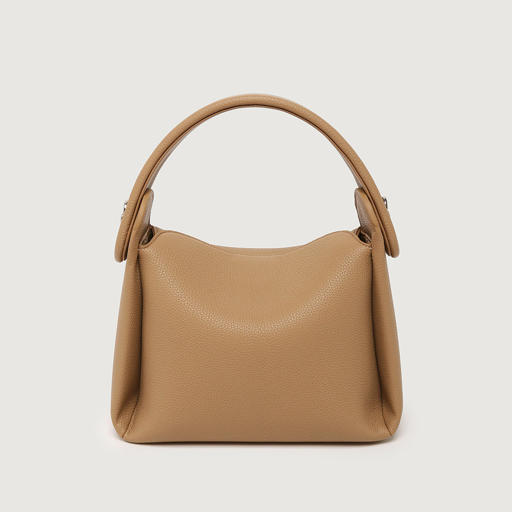 Women's Genuine Leather Dumpling Bag – Retro Shoulder Handbag