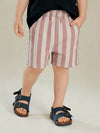 Sunny Days Striped Elastic Waist Shorts — product view 1