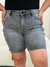 Judy Blue Camden High-Rise Washed Denim Shorts — product view 8