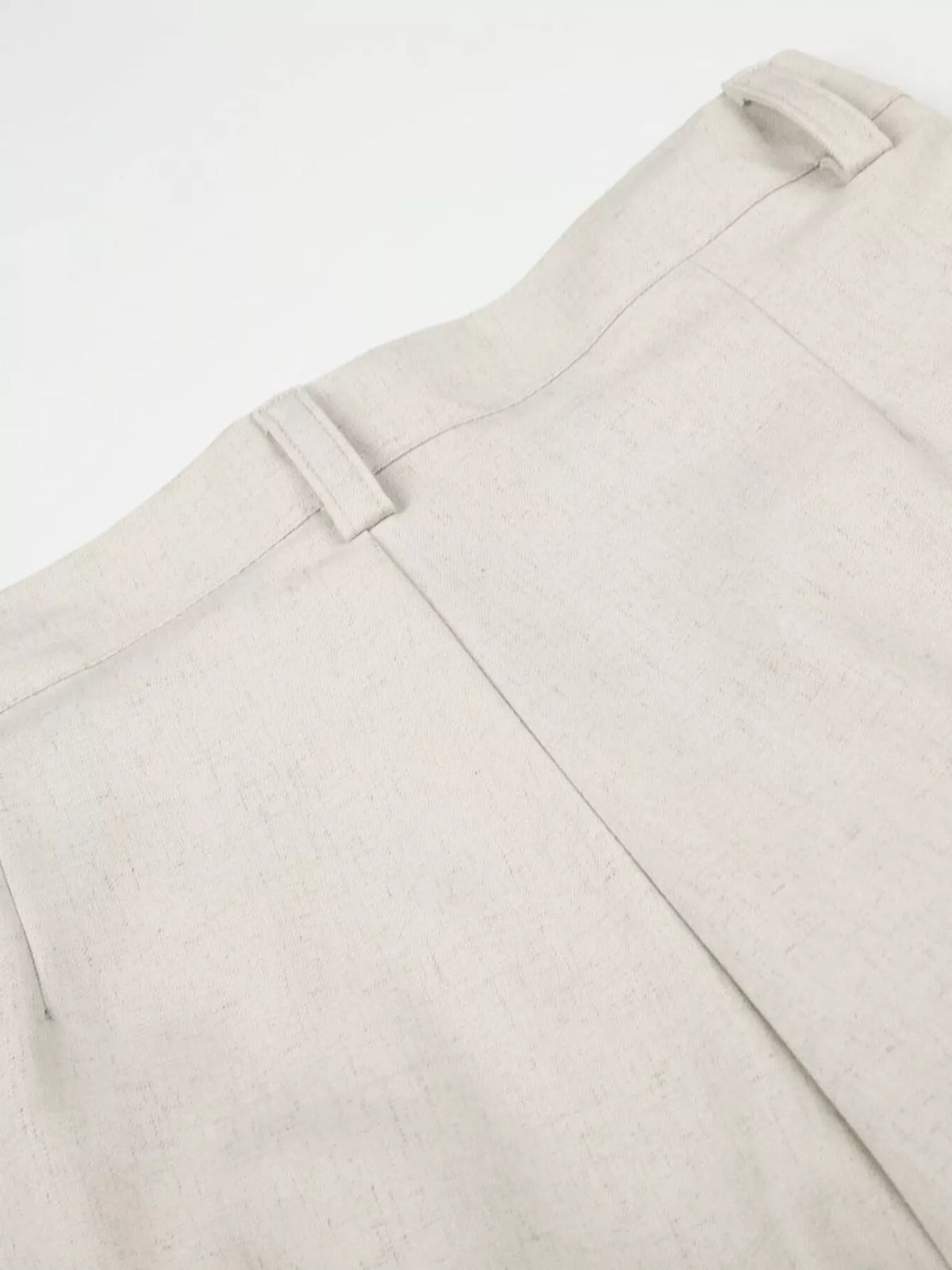 Men's Pleated Wide-Leg Casual Pants
