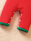 Meadow Days Christmas Theme Embroidered Snap-Leg One-Piece — product view 5