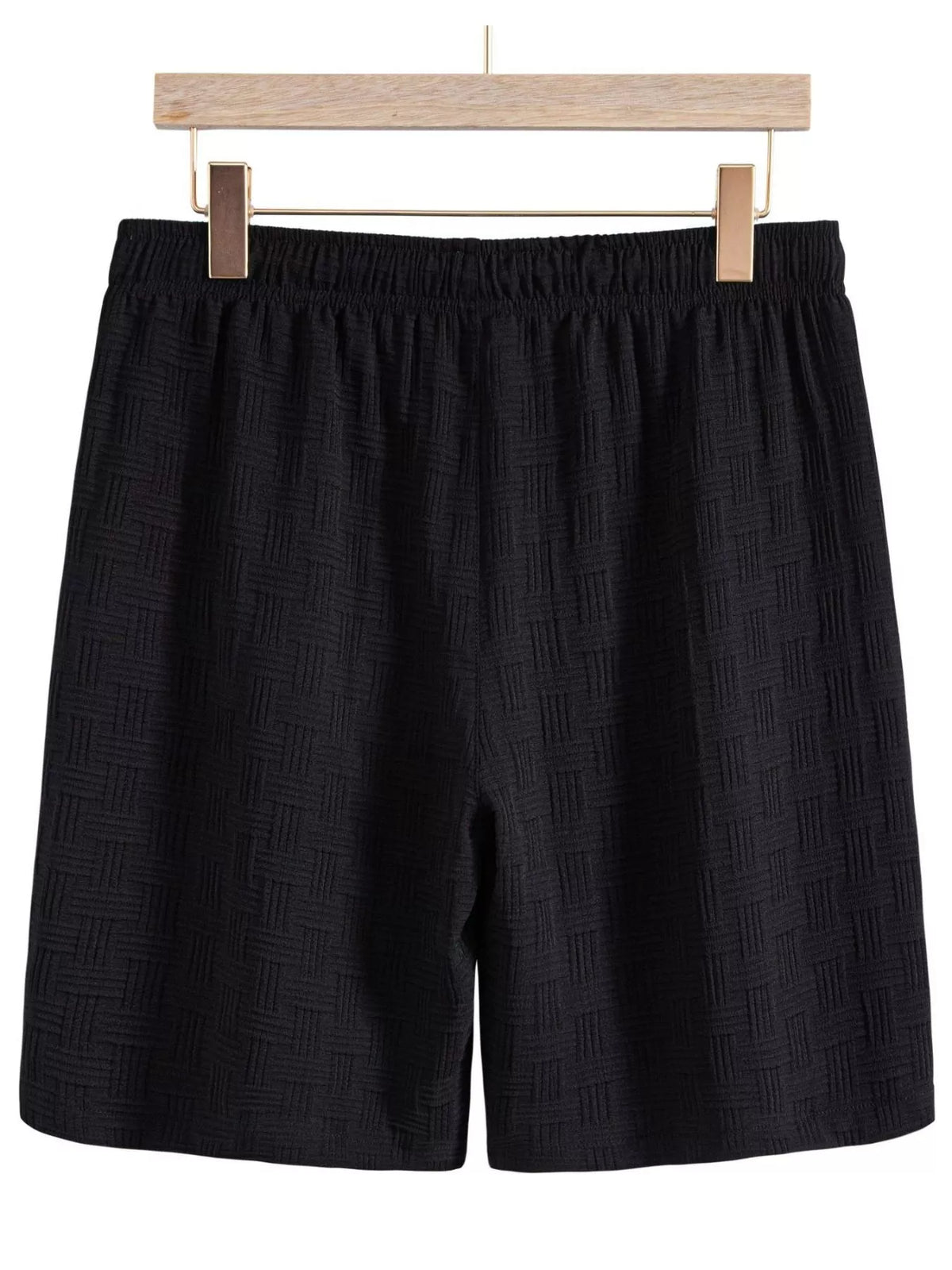 Men’s Textured Drawstring Shorts