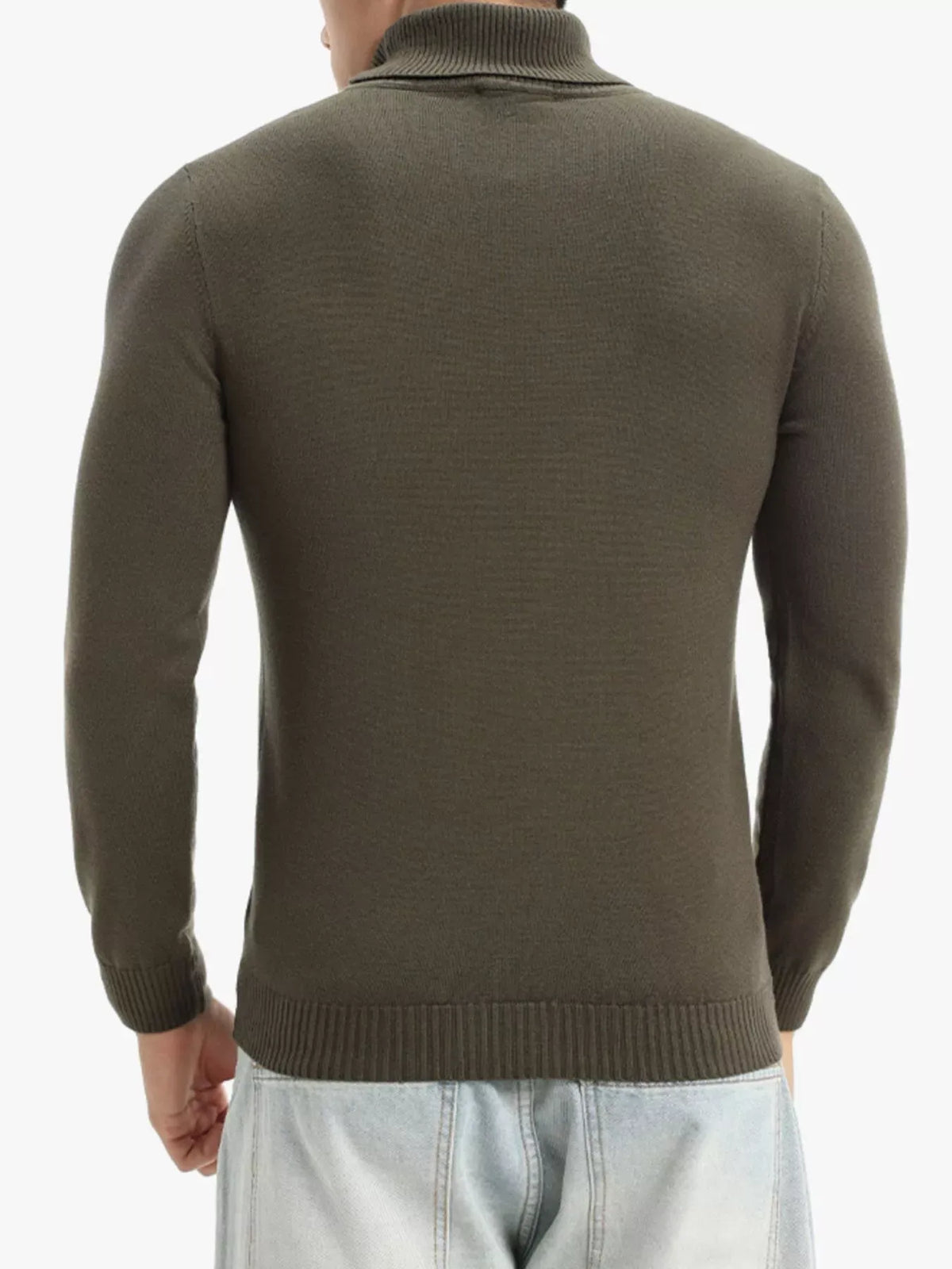 Men's Slim-Fit Turtleneck Sweater – Extended Sizes — photo 12
