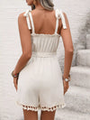 Valentina Tie Strap Tassel Hem Romper — product view 6